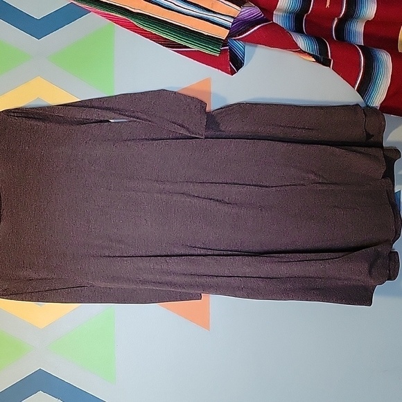 Zenana Premium Women's Gray Stretchy Shift Dress &Necklace Set Size Large - Picture 9 of 12